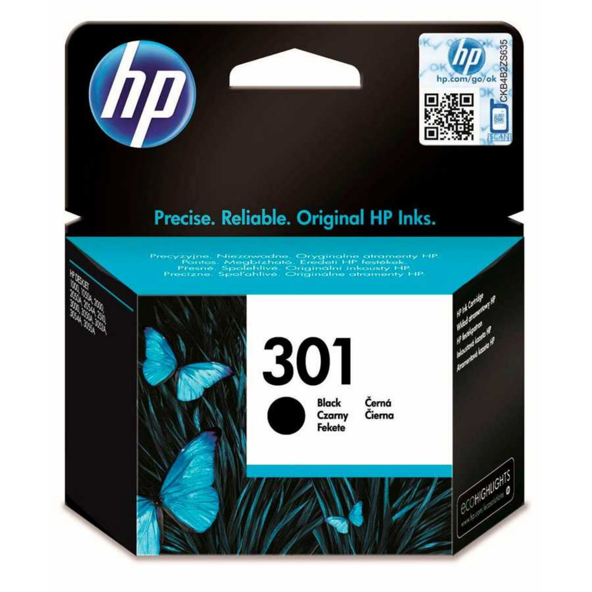 HP 301 CH561EE Siyah Orijinal Kartuş